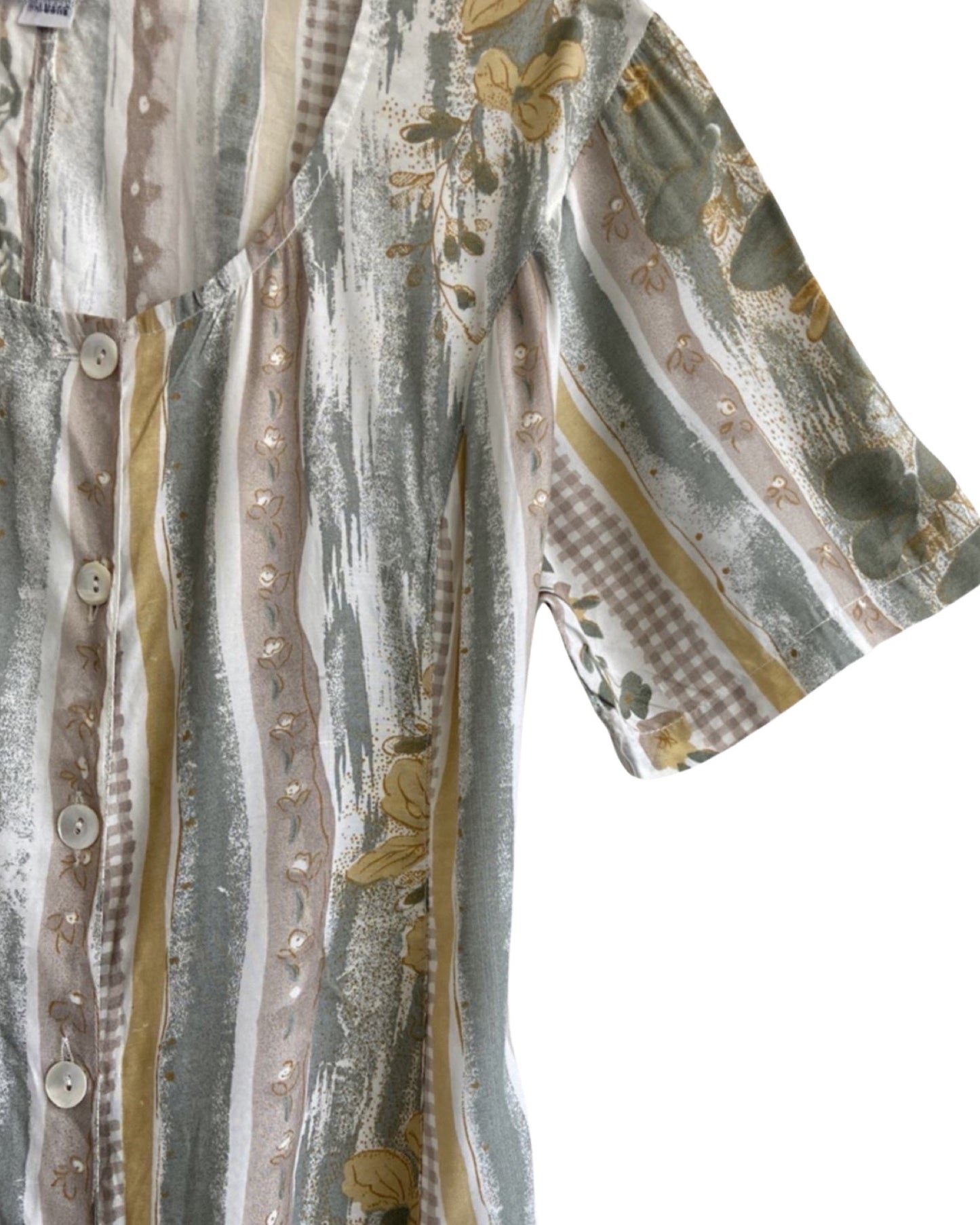 Multi Print Maxi Dress (M-L)