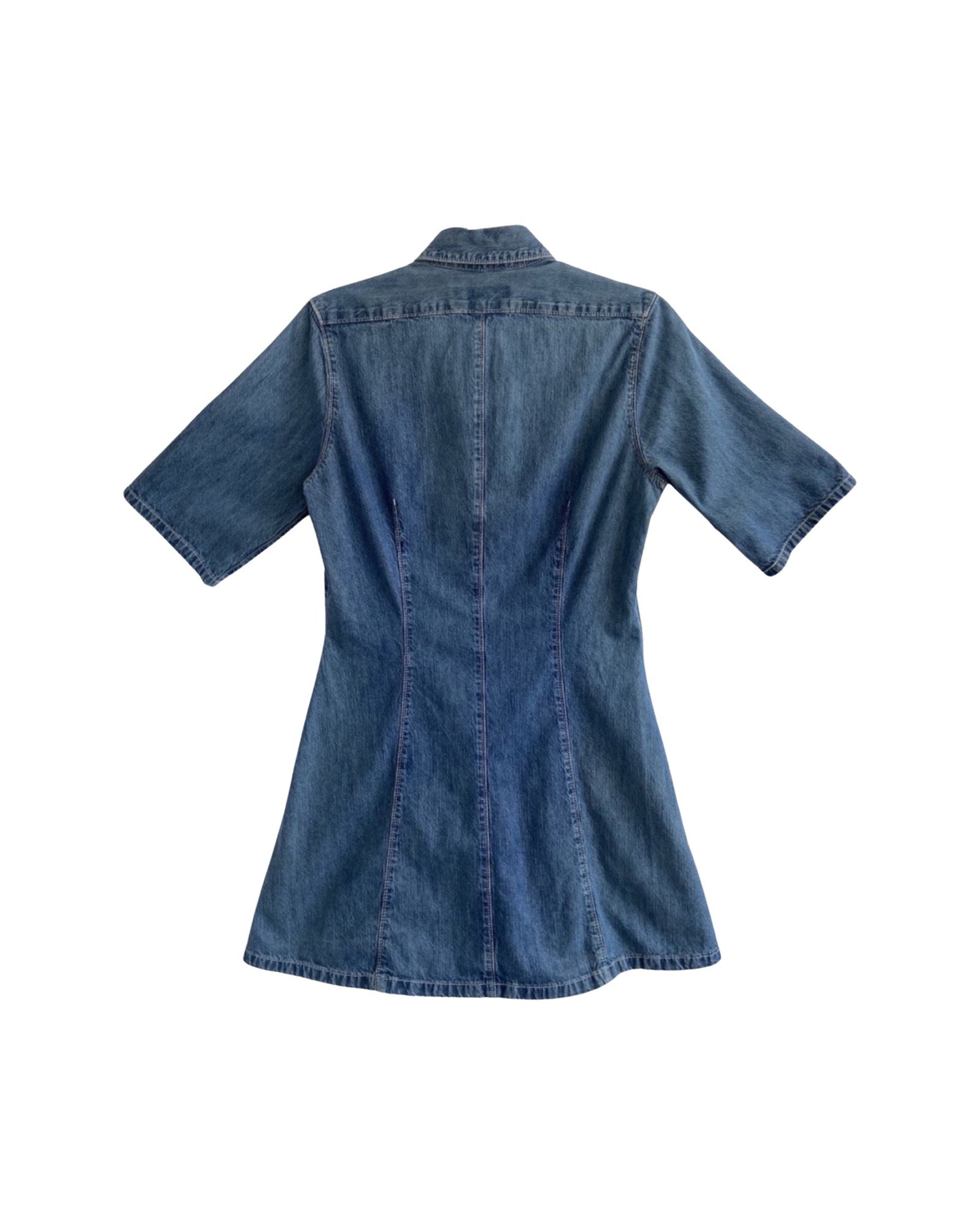 Denim Mini Dress (sz 2)