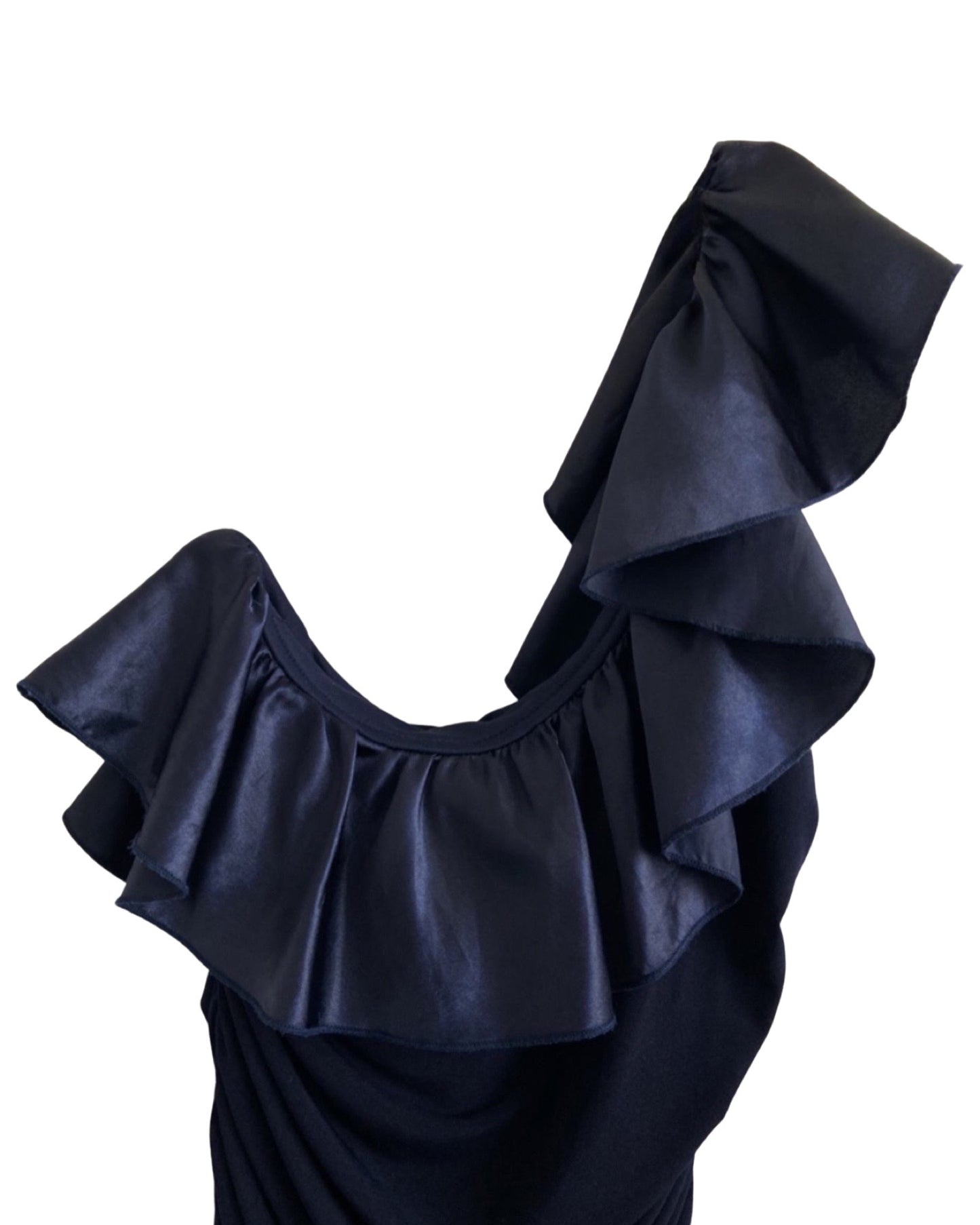 One Shoulder Ruffle Dress (M)
