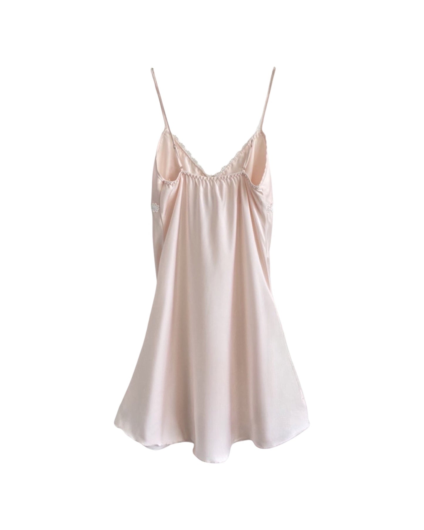 Baby Pink Flower Mini Dress (S)
