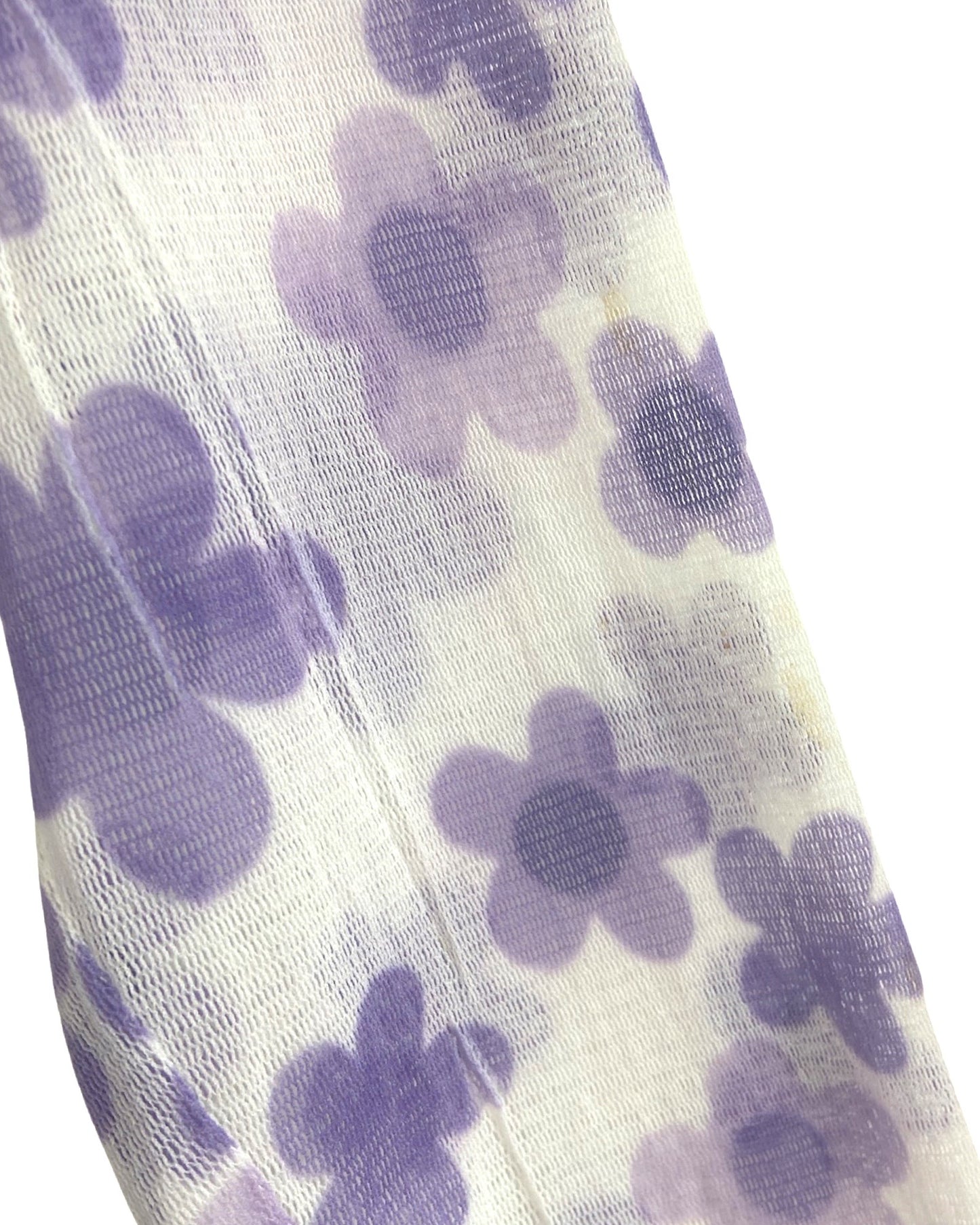 Mesh Abstract Floral Maxi Dress (S-M)