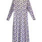 Mesh Abstract Floral Maxi Dress (S-M)